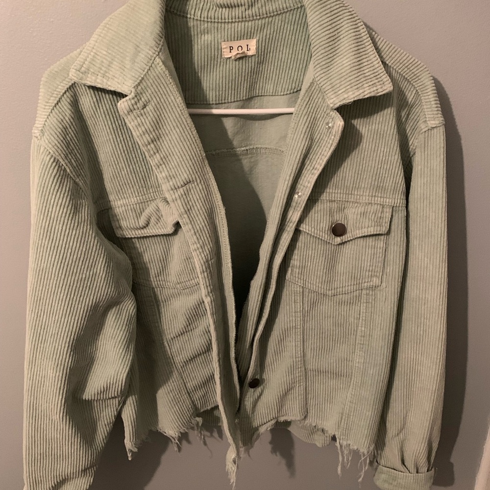 light blue Pol corduroy jacket